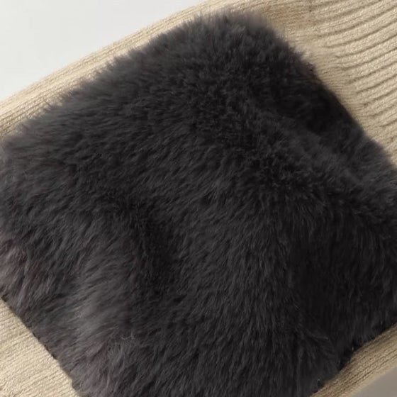 Velvet warm velcro knee pads