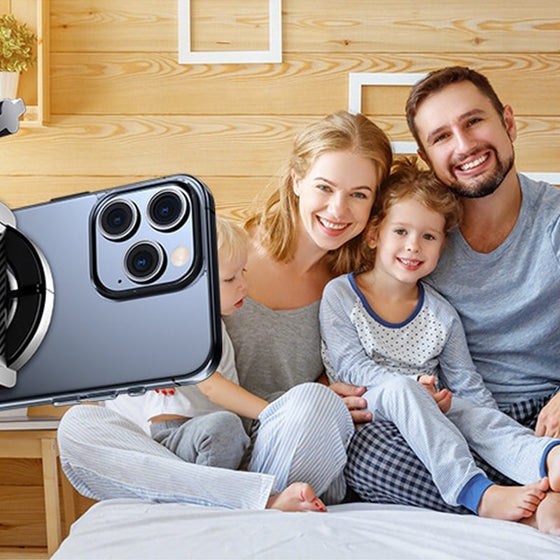 Portabelt multifunktionellt magnetiskt selfie-stativ