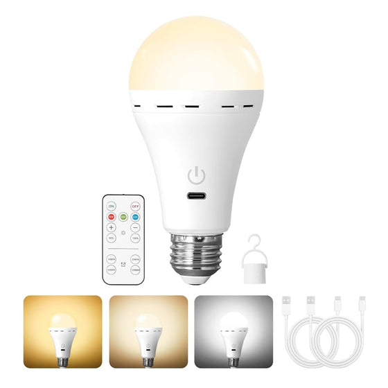 Nödlampa i tre färger