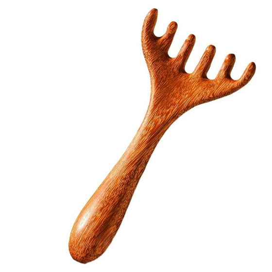 Sandelträ Meridiankam för Huvud och Nacke