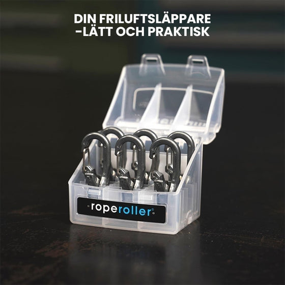 Verktyg för att spänna och sätta fast linor och rep