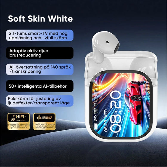 Brusreducerande hörlurar för färgskärm och översättning