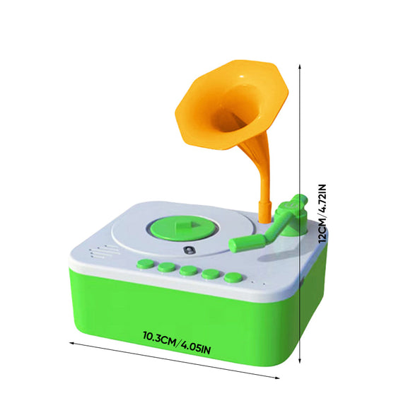 Sagomaskin med fonograf för tidig utbildning för bar