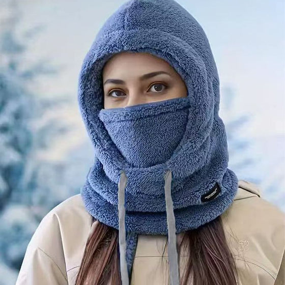 Höst Vinter Allt-i-ett Sammetsförtjockade Vindtäta Hörselkåpor