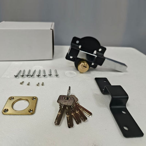 Trädgårdsgrindens Fjäderlås