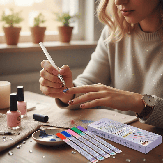 Set med nagelkonstpennor