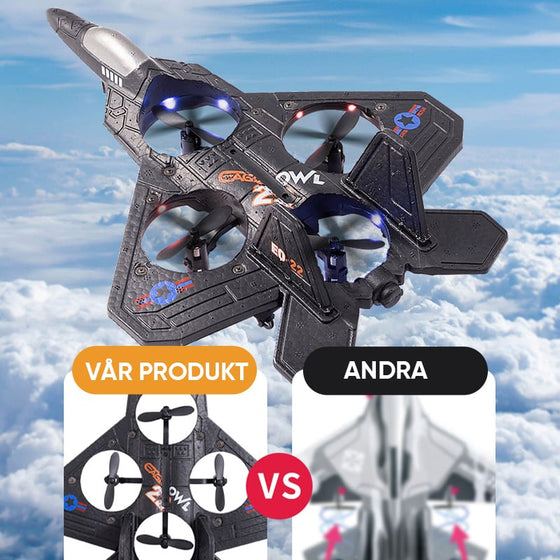 Fjärrstyrt flygplan för pojkar