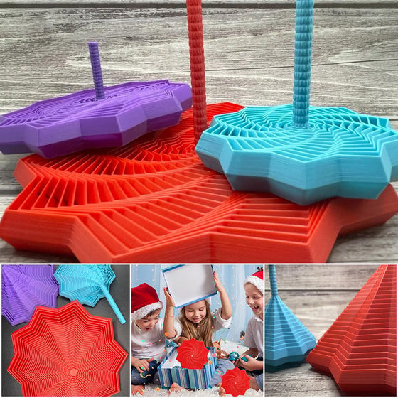 3D-Utskriven Handhållen Stjärnsensorisk Fidgetleksak