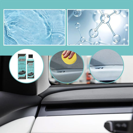 Rengörings- och vårdmedel för bilens plastytor