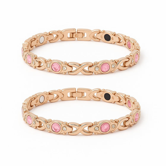 Diamantbesatt magnetiskt armband