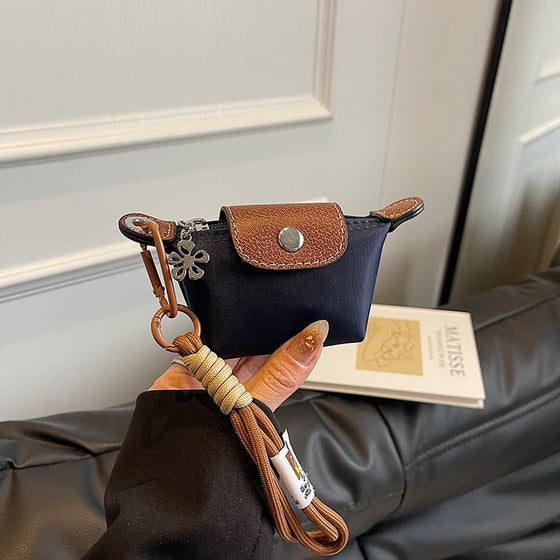 Mini Nylon Dumpling Myntväska