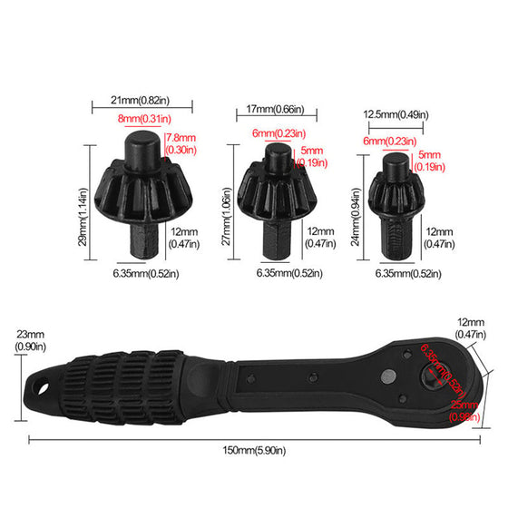 Dubbelspärrchucknyckel