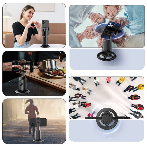 AI-driven helautomatisk telefon-gimbal med spårning