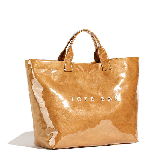 Toteväska med bokstavstryck för kvinnor