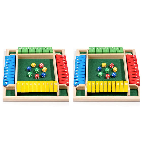 Shut The Box-spel – roligt matematiskt bords- och sällskapsspel för vuxna och barn