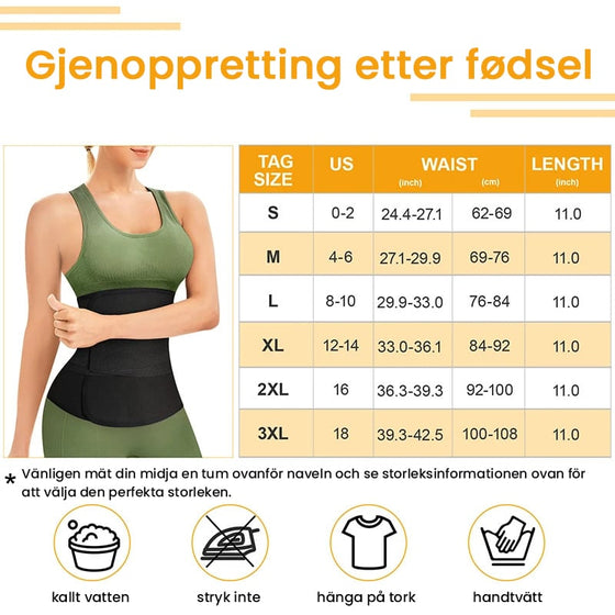 Kvinnors midje-kardborreband