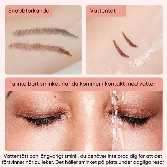 Rotationsbar eyelinerpenna med dubbla spetsar