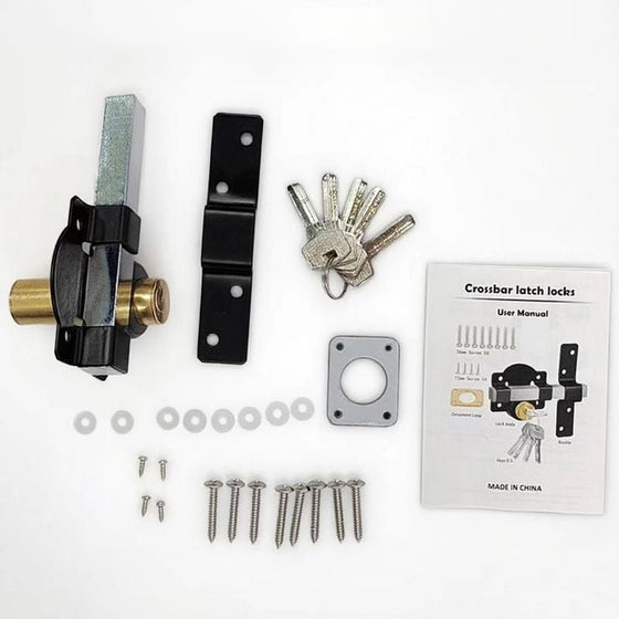 Trädgårdsgrindens Fjäderlås