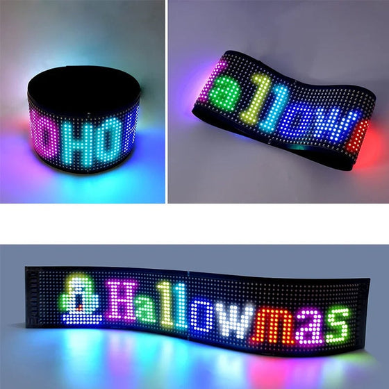 Ultratunn flexibel Bluetooth LED-skärm