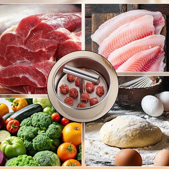 Köttbullsformare i rostfritt stål