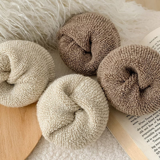 Mellanhöga ullstrumpor dam