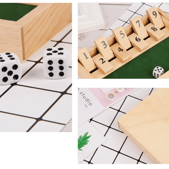 Shut The Box-spel – roligt matematiskt bords- och sällskapsspel för vuxna och barn