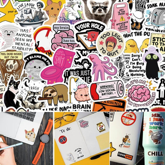 Bästsäljande Vattentäta Doodle Stickers