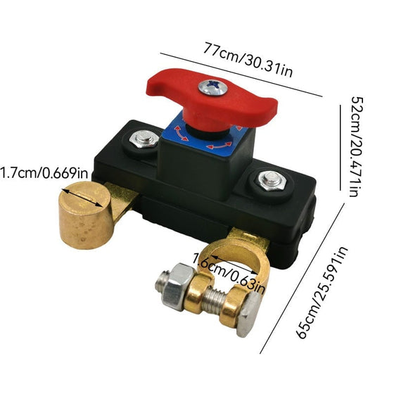 Universell batterifrånskiljare & läckageskydd