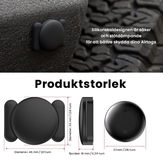 GPS-spårare med väderbeständigt magnetiskt fodral