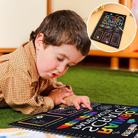 🌈Regnbågsskrapanteckningsbok