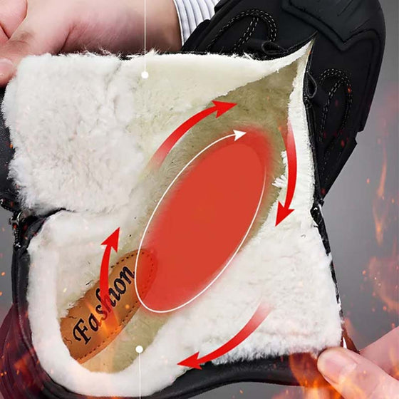 Herrstövlar med Värmande Fleecefoder