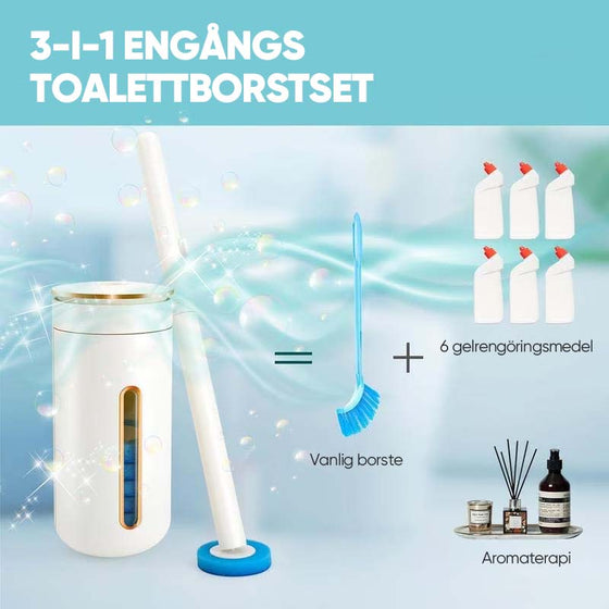 Engångs toalettborste