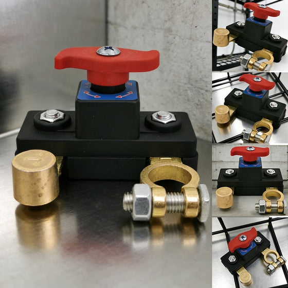 Universell batterifrånskiljare & läckageskydd