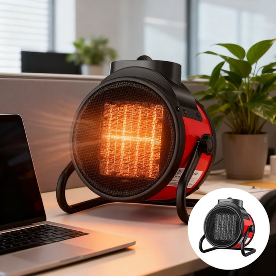 Kraftfull bärbar värmekanon