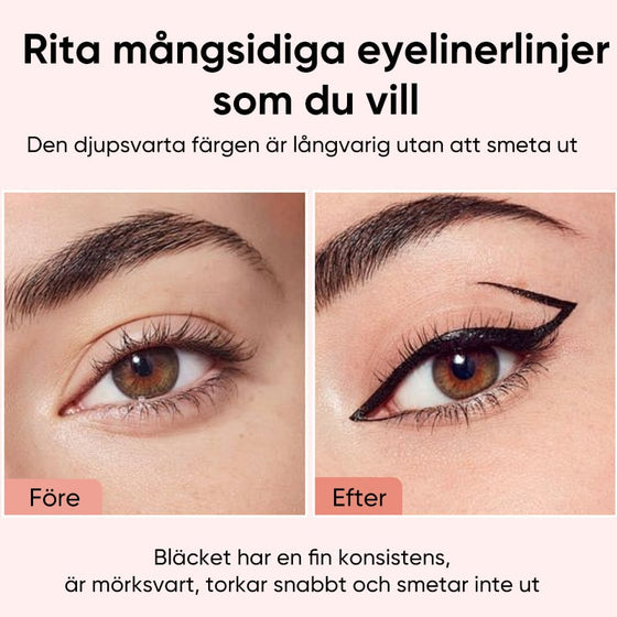 Rotationsbar eyelinerpenna med dubbla spetsar