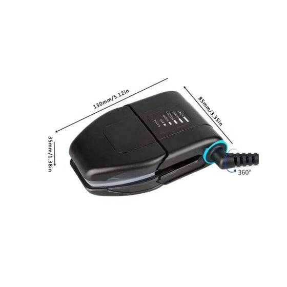 Hopfällbart portabelt mini-kragestrykjärn