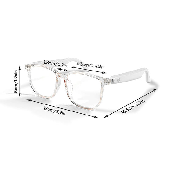 Smarta Bluetooth-glasögon mot blått ljus