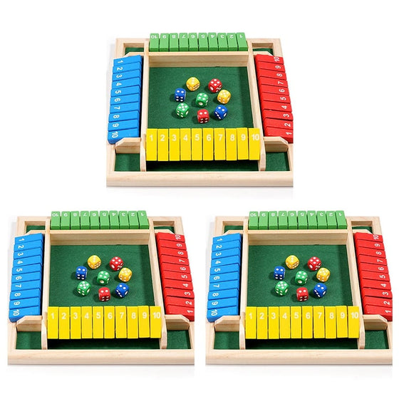 Shut The Box-spel – roligt matematiskt bords- och sällskapsspel för vuxna och barn