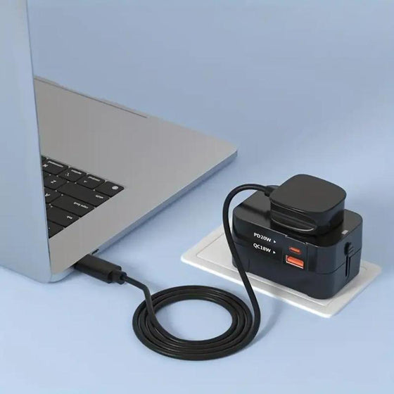 Universell Reseadapter med Dubbla USB-portar
