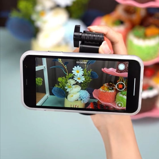 Portabelt multifunktionellt magnetiskt selfie-stativ