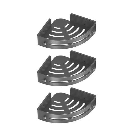 Hörnhylla för badrum utan borrning