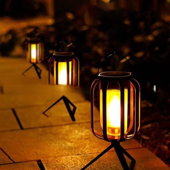 Solcellslampa för utomhusbruk med 4 lägen