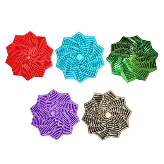 3D-Utskriven Handhållen Stjärnsensorisk Fidgetleksak