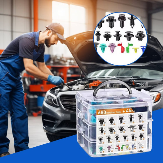 725 st Bilar Clips och Fäste Borttagningsverktyg