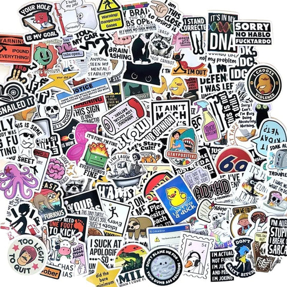 Bästsäljande Vattentäta Doodle Stickers