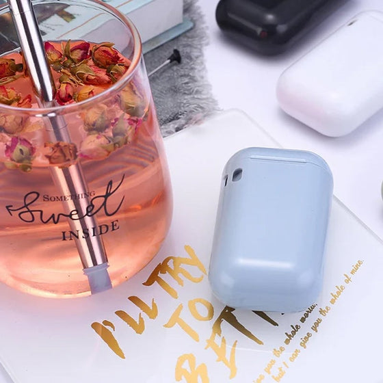 Hopfällbart sugrör i rostfritt stål