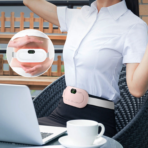 Oppladdbart digitalt displayvärmebälte