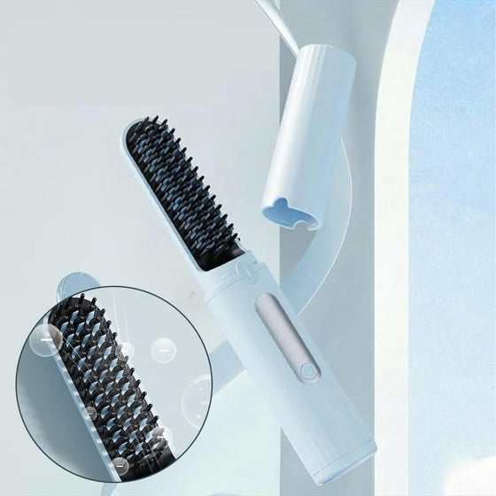 Trådlös Laddning Portabel Hårutjämnande Kamm