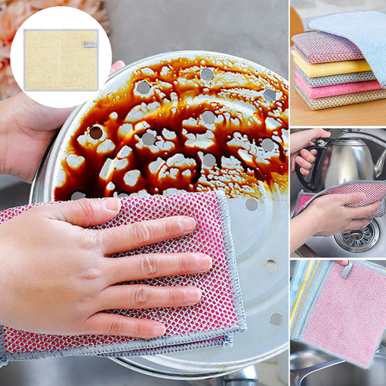 Förtjockad silvertråd-putsduk