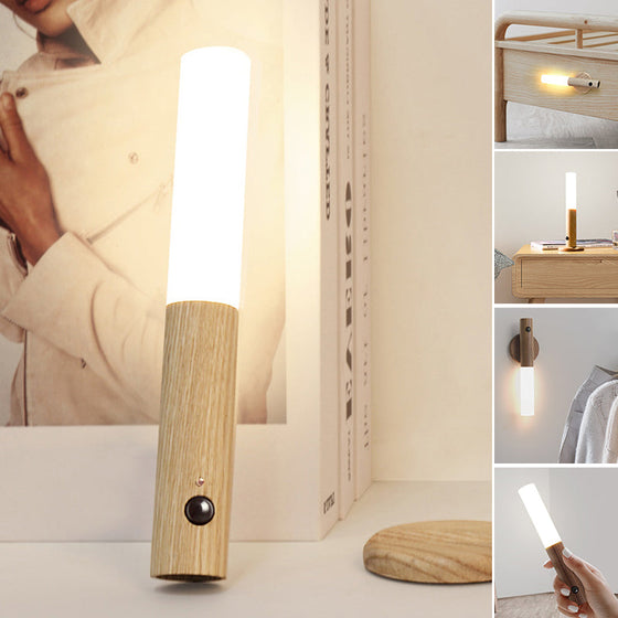 Nattlampa med sensorer